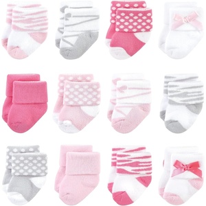 image:imageLuvable Friends Unisex Baby Newborn and Baby Terry SocksBallet 12pack
