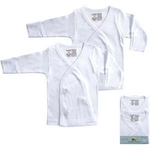 image:imageLuvable Friends Unisex Baby Side Snap ShirtsWhite Longsleeve