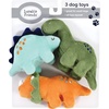 image:imageLuvable Friends Unisex Baby Squeaky Plush Dog Toy With RopeDinosaurs