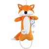 image:imageLuvable Friends Unisex Baby Squeaky Plush Dog Toy With RopeFox