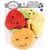 image:imageLuvable Friends Unisex Baby Squeaky Plush Dog Toy With RopeFruits