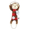 image:imageLuvable Friends Unisex Baby Squeaky Plush Dog Toy With RopeMonkey