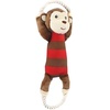 image:imageLuvable Friends Unisex Baby Squeaky Plush Dog Toy With RopeMonkey