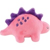 image:imageLuvable Friends Unisex Baby Squeaky Plush Dog Toy With RopePink Dinosaurs