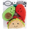 image:imageLuvable Friends Unisex Baby Squeaky Plush Dog Toy With RopeTaco Party