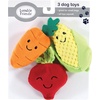 image:imageLuvable Friends Unisex Baby Squeaky Plush Dog Toy With RopeVeggies
