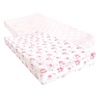image:imageLuvable Friends Unisex Baby Fitted Changing Pad Cover Pink Chevron Dot One SizeGirl Basic Elephant