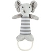 image:imageLuvable Friends Unisex Baby Squeaky Plush Dog Toy With RopeElephant