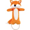 image:imageLuvable Friends Unisex Baby Squeaky Plush Dog Toy With RopeFox
