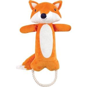 image:imageLuvable Friends Unisex Baby Squeaky Plush Dog Toy With RopeFox