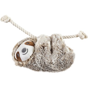 image:imageLuvable Friends Unisex Baby Squeaky Plush Dog Toy With RopeSloth