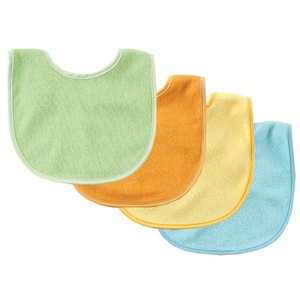image:imageLuvable Friends Waterproof Absorbent Bib Blue 4CountGreen