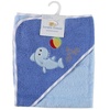 image:imageLuvable Friends Underwater Animals Hooded Towel Woven Terry PinkBlue