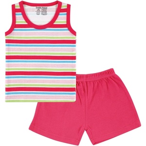 image:imageLuvable Friends Infant Tank Top amp ShortsPink Stripes