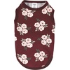 image:imageLuvable Friends Dog Pet Dog and Cats Cotton TShirts 2pk Burgundy Floral Botanical XLargeBurgundy Floral Botanical