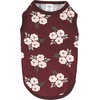 image:imageLuvable Friends Dog Pet Dog and Cats Cotton TShirts 2pk Burgundy Floral Botanical XLargeBurgundy Floral Houndstooth