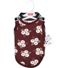 image:imageLuvable Friends Dog Pet Dog and Cats Cotton TShirts 2pk Burgundy Floral Botanical XLargeBurgundy Floral Houndstooth