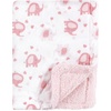 image:imageLuvable Friends Unisex Baby Plush Blanket with Sherpa Back Girl Safari One SizeGirl Basic Elephant