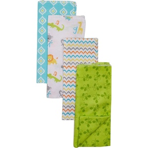 image:imageLuvable Friends Unisex Baby Cotton Flannel Burp Cloths Blue Polka Dots 8Pack One SizeAbc