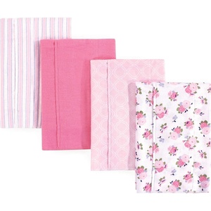 image:imageLuvable Friends Unisex Baby Cotton Flannel Burp Cloths Blue Polka Dots 8Pack One SizeGarden
