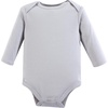 image:imageLuvable Friends Cotton Bodysuits 1 PackGray Longsleeve