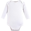 image:imageLuvable Friends Cotton Bodysuits 1 PackWhite Longsleeve