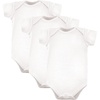 image:imageLuvable Friends Unisex Baby Cotton Bodysuits 3 PackWhite Short Sleeve 3pack